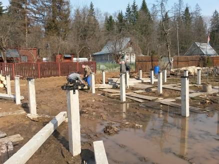 Забивной фундамент